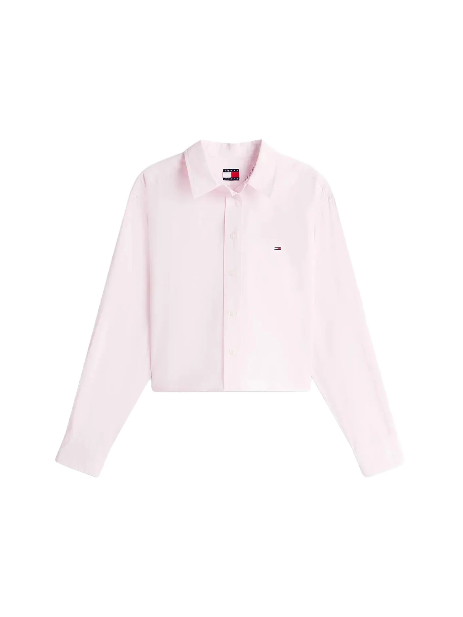 Camicia crop Tommy Jeans donna rlx rosa - Image 4