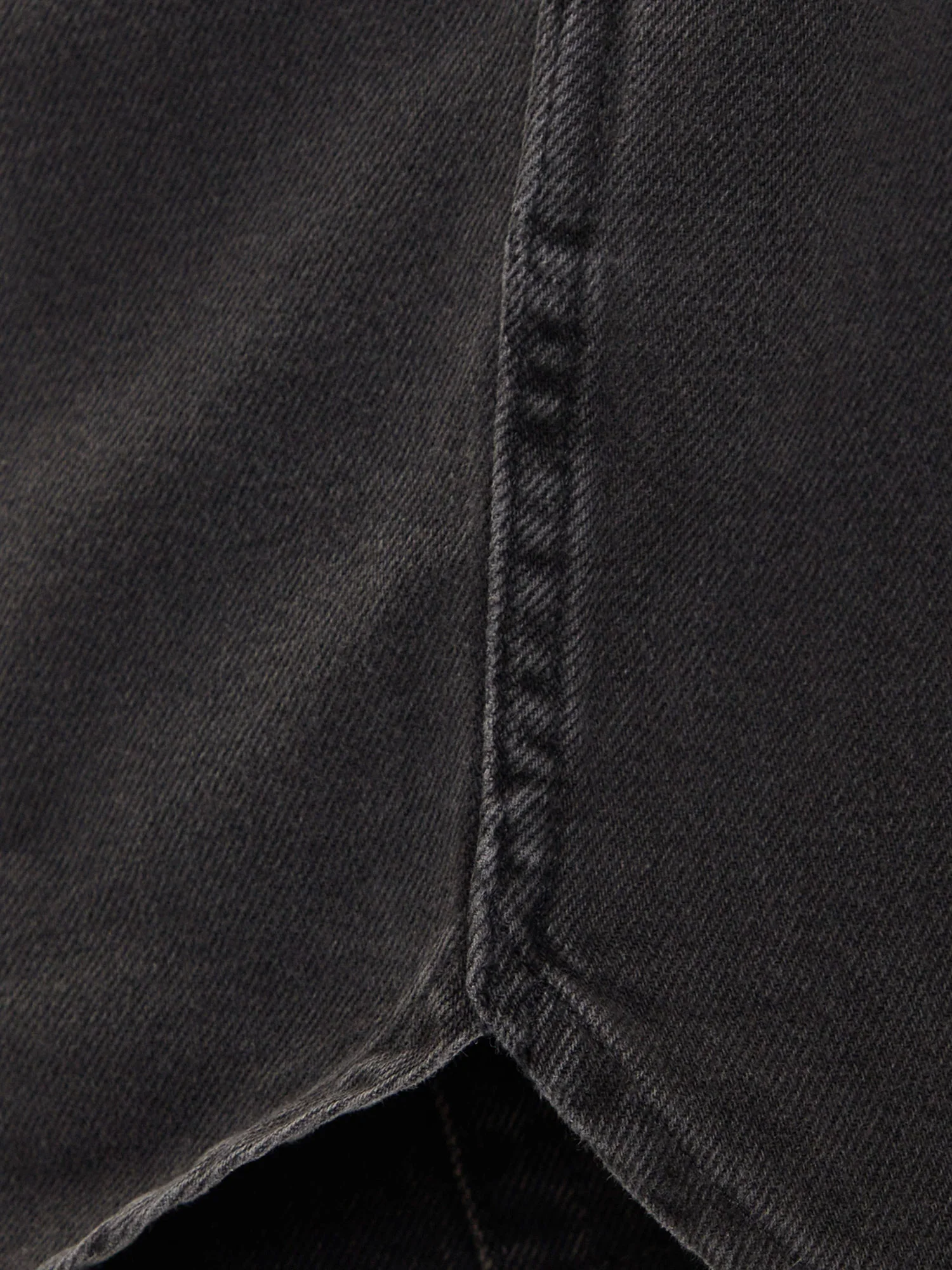 Camicia senza manica in denim grigio scuro - Image 4