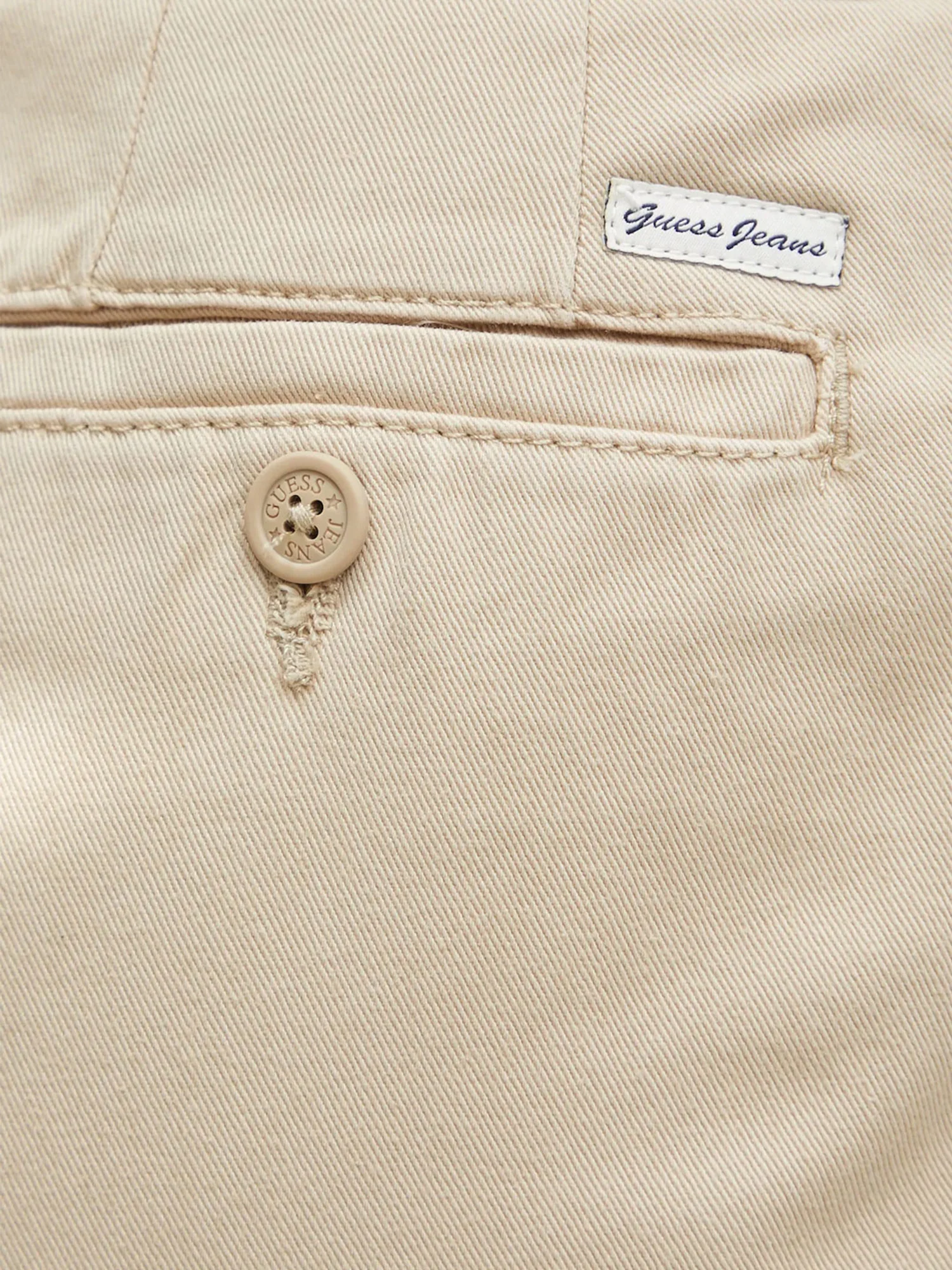 Pantalone chino Guess in twill beige - Image 4