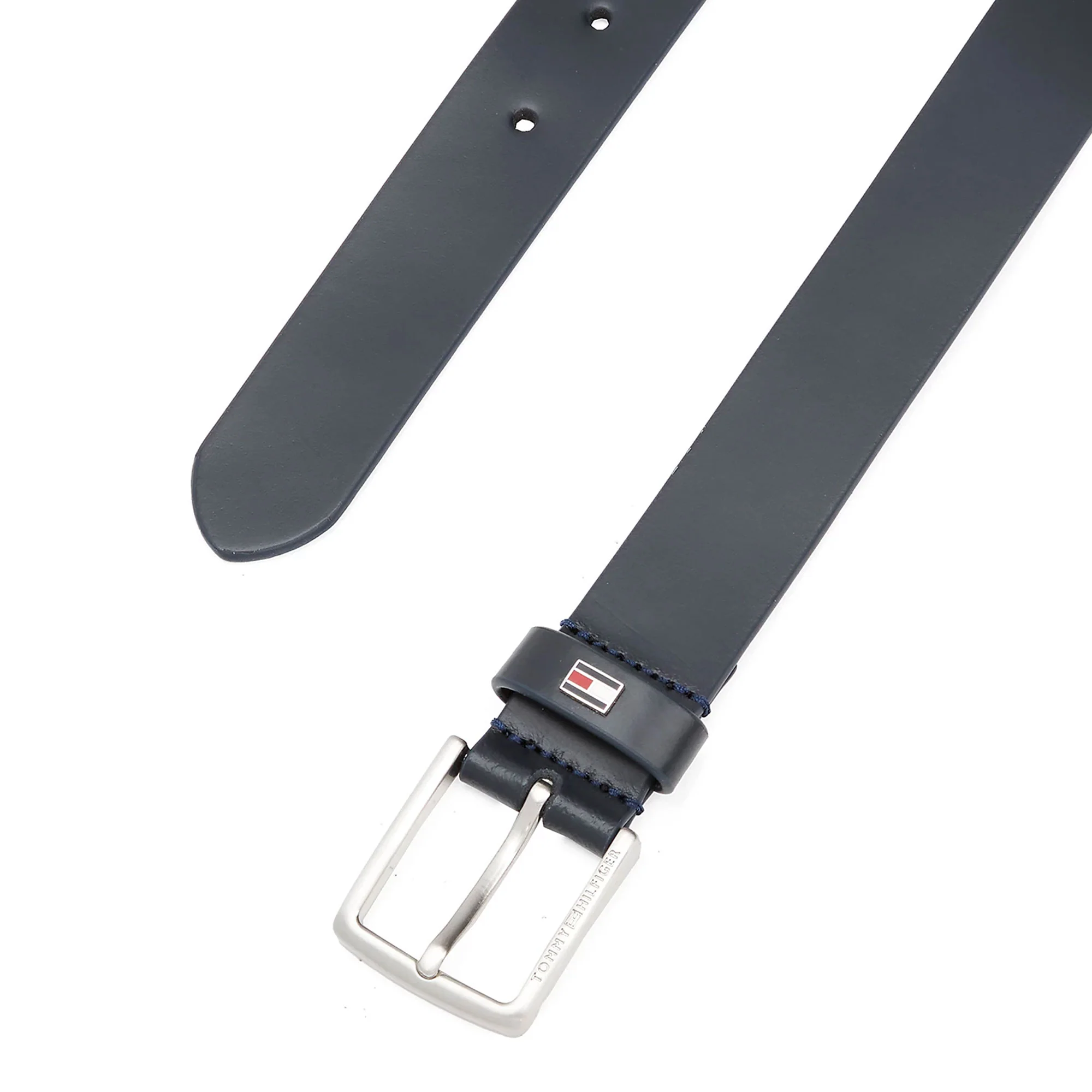 Cintura Essential bambino in pelle blu - Image 3