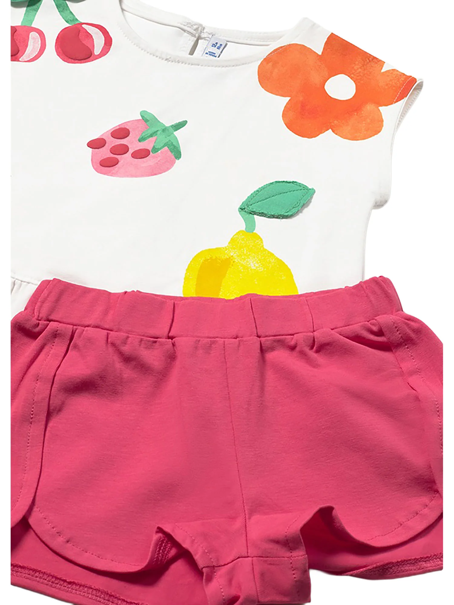 Completo Mayoral Bambina top e shorts fruit ibiscus - Image 3