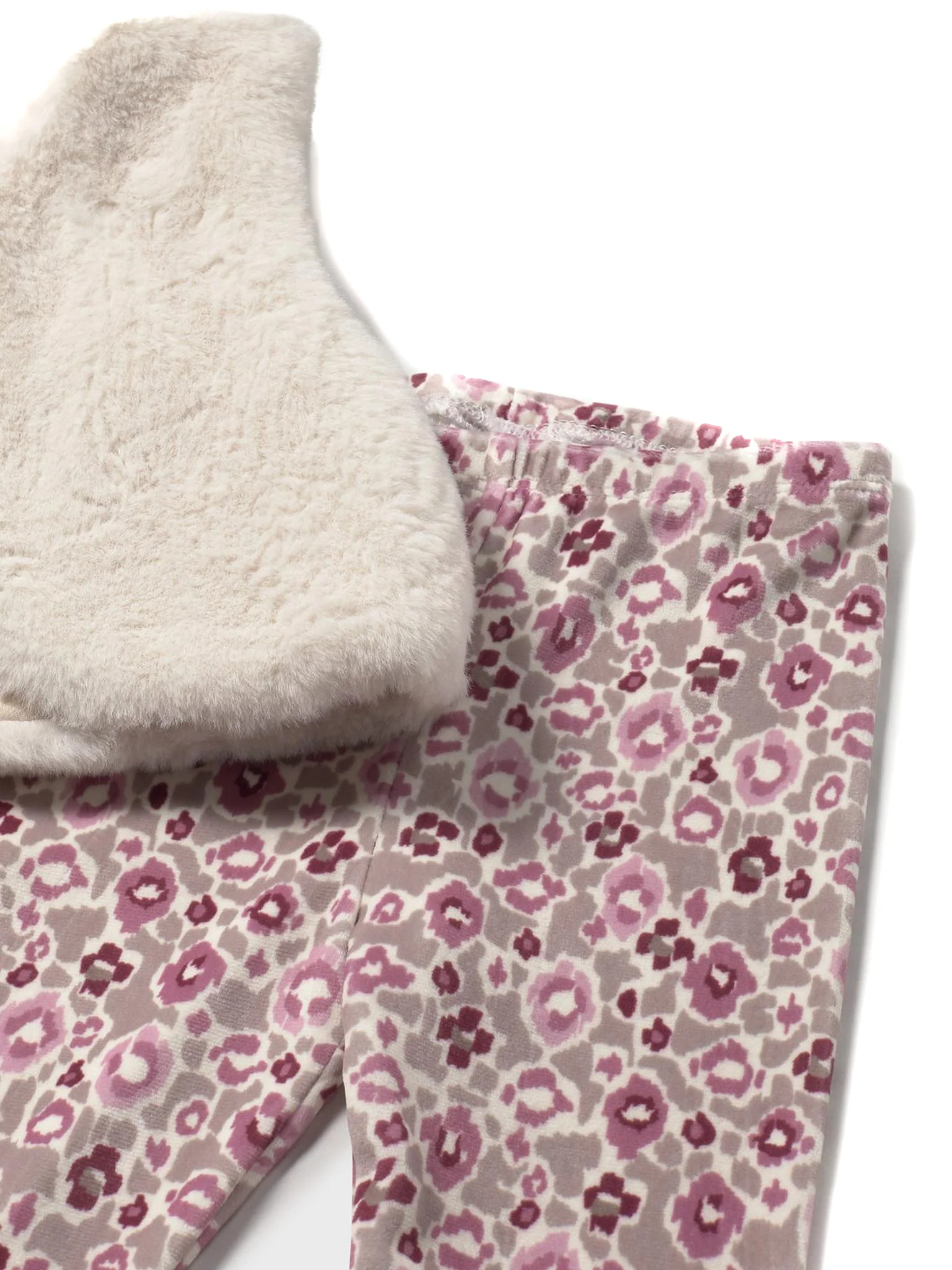 Completo tre pezzi (gilet+t-shirt+leggings) rosa - Image 4