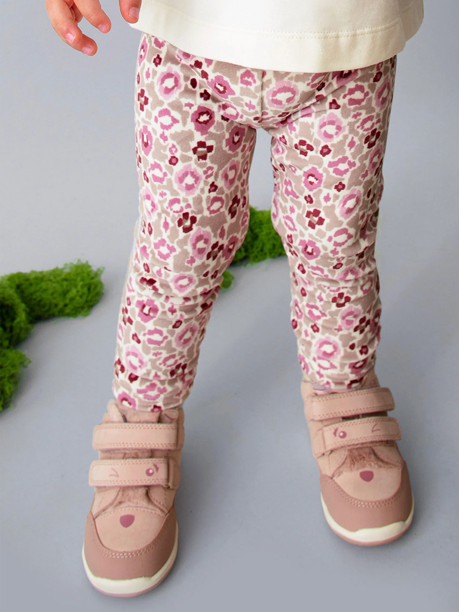 Completo tre pezzi (gilet+t-shirt+leggings) rosa - Image 5