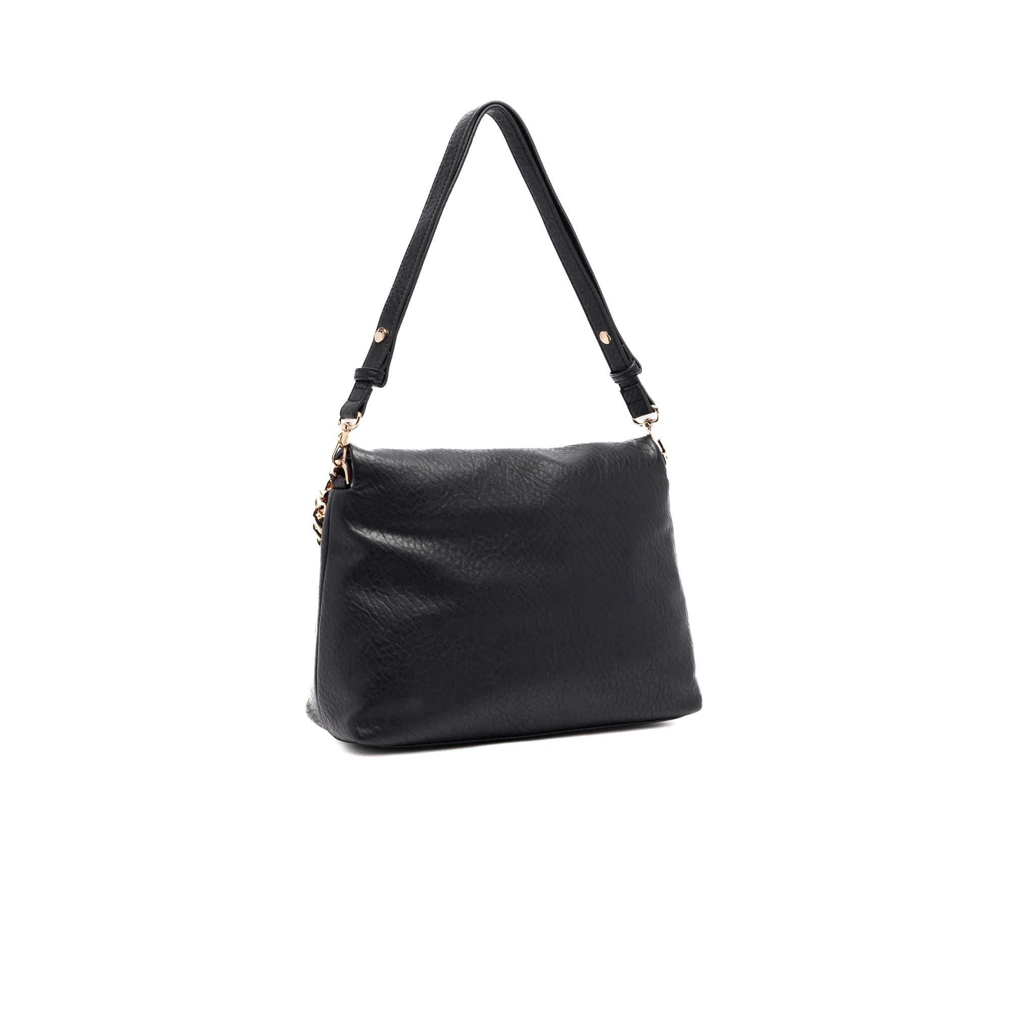 Borsa Liu Jo LaPuffy grande in similpelle martellata nero - Image 3