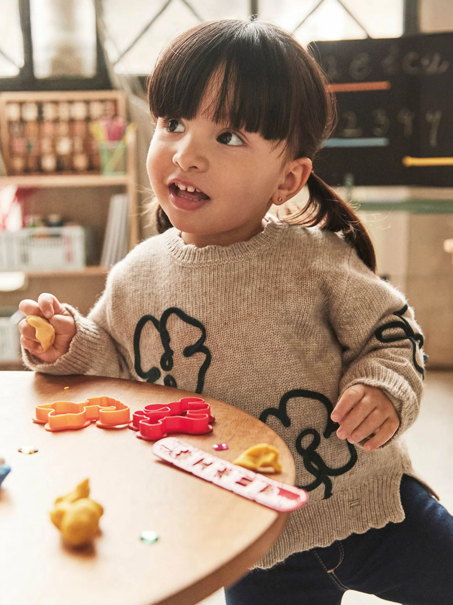 Girocollo quadrifoglio sabbia - Image 4