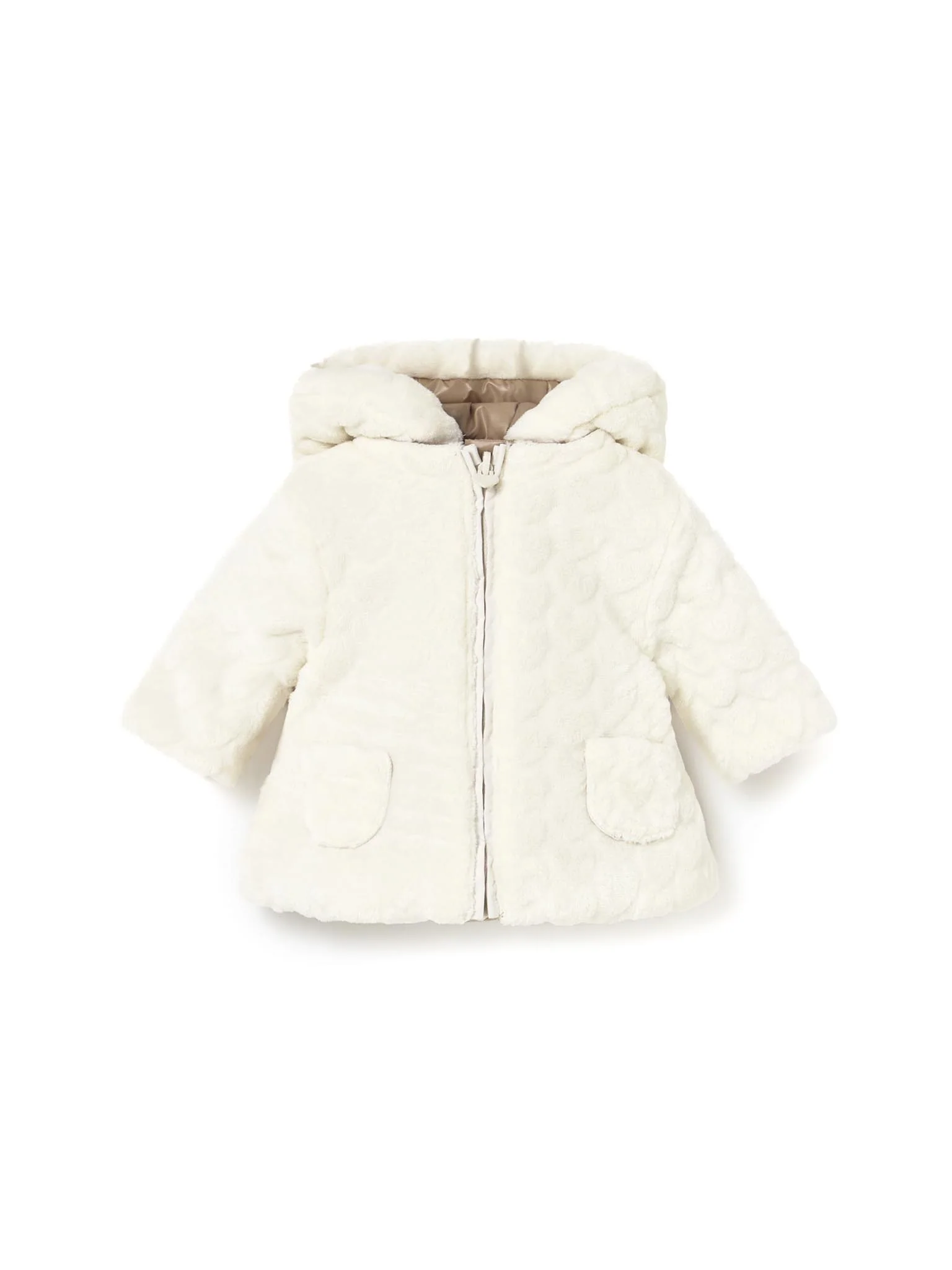 Giubbino reversibile neonata arachide - Image 3