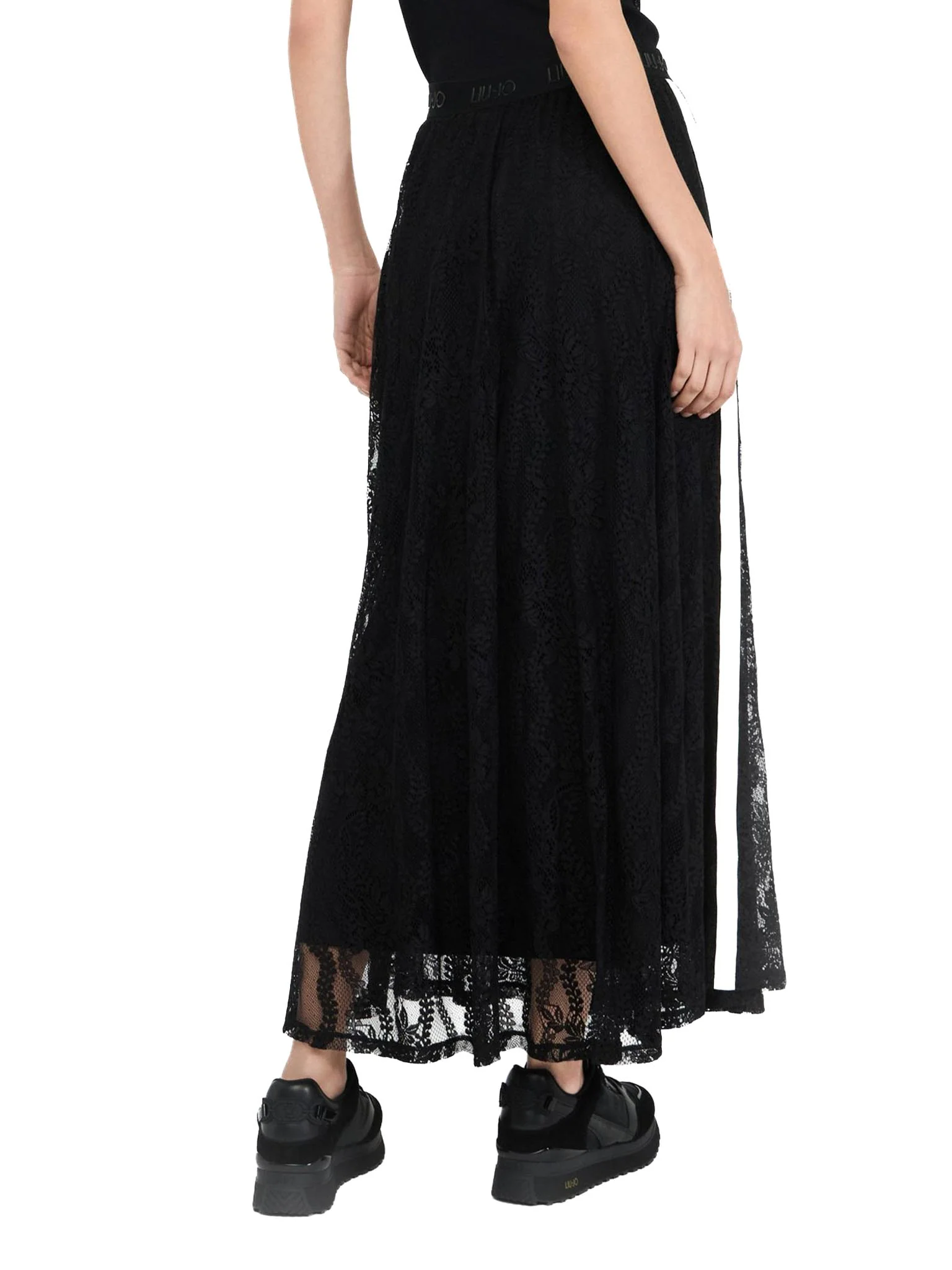 Gonna LiuJo lunga in pizzo nero - Image 3