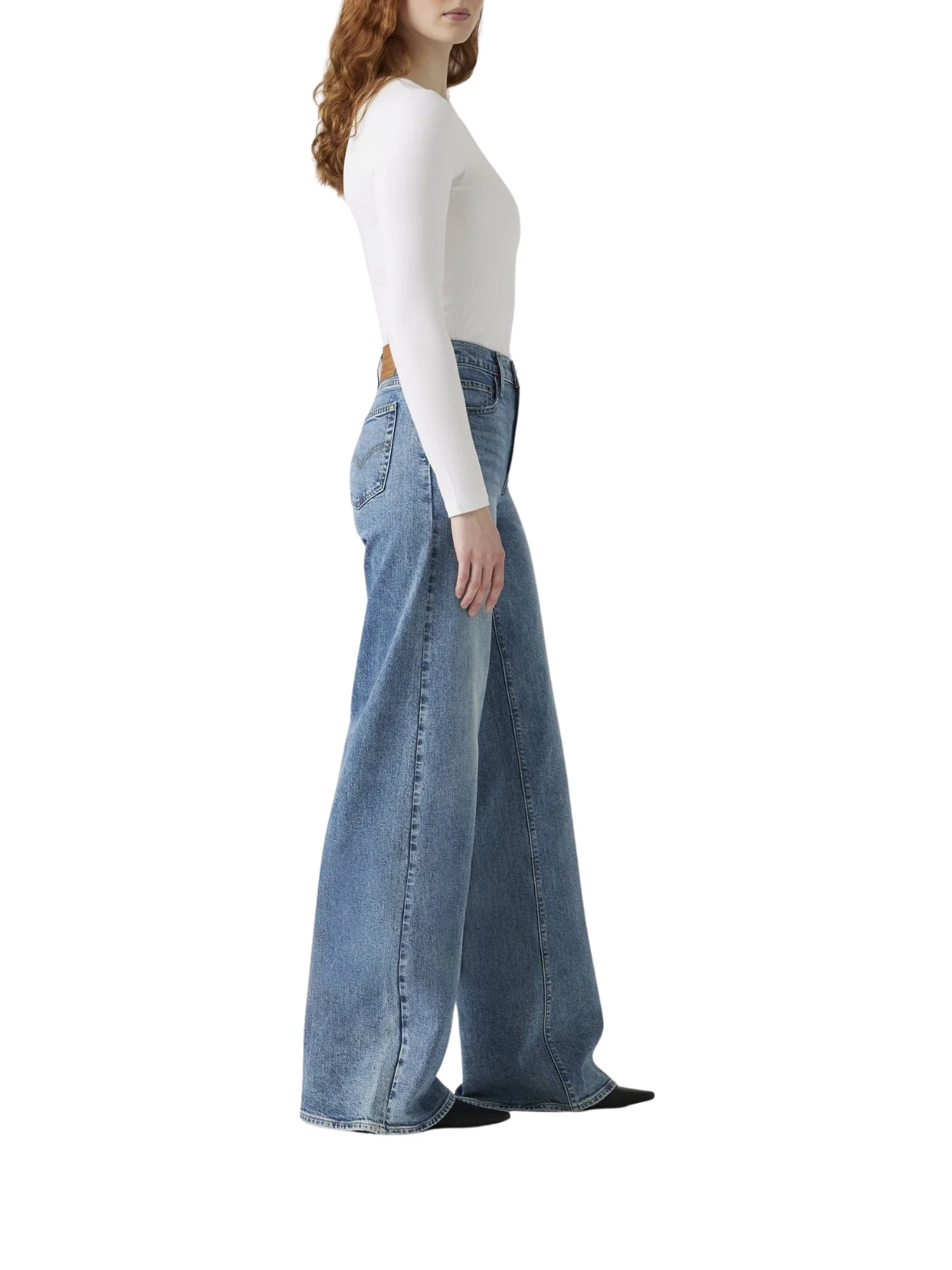 Jeans Levi's 728 hr wide leg donna denim chiaro - Image 3
