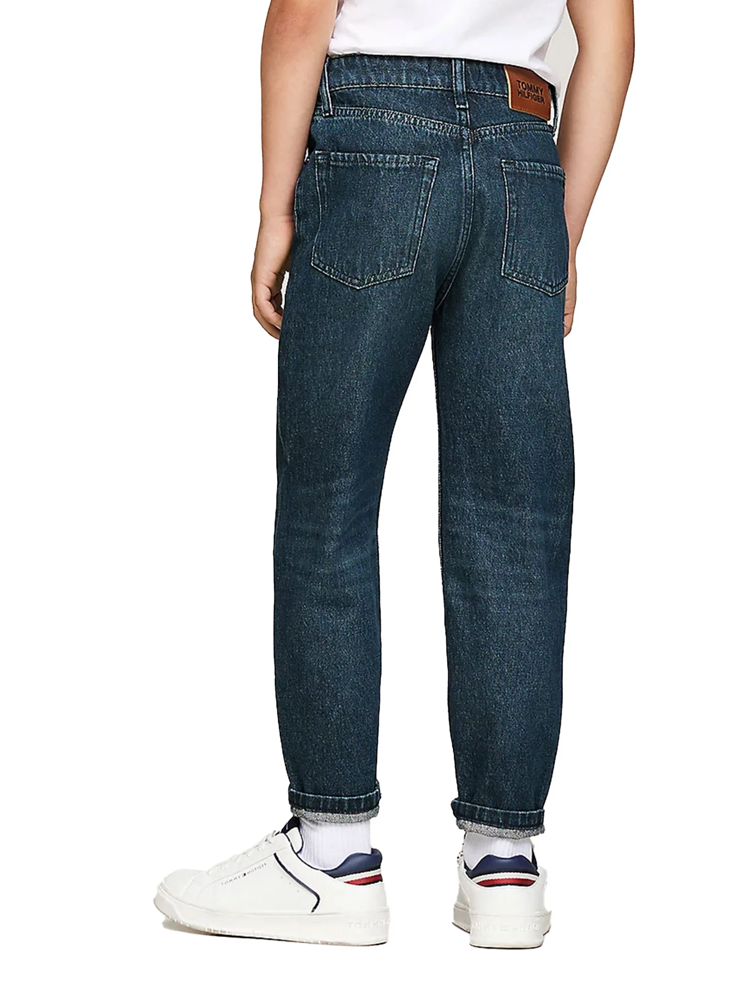 Jeans affusolati teen green cast wash denim scuro - Image 3
