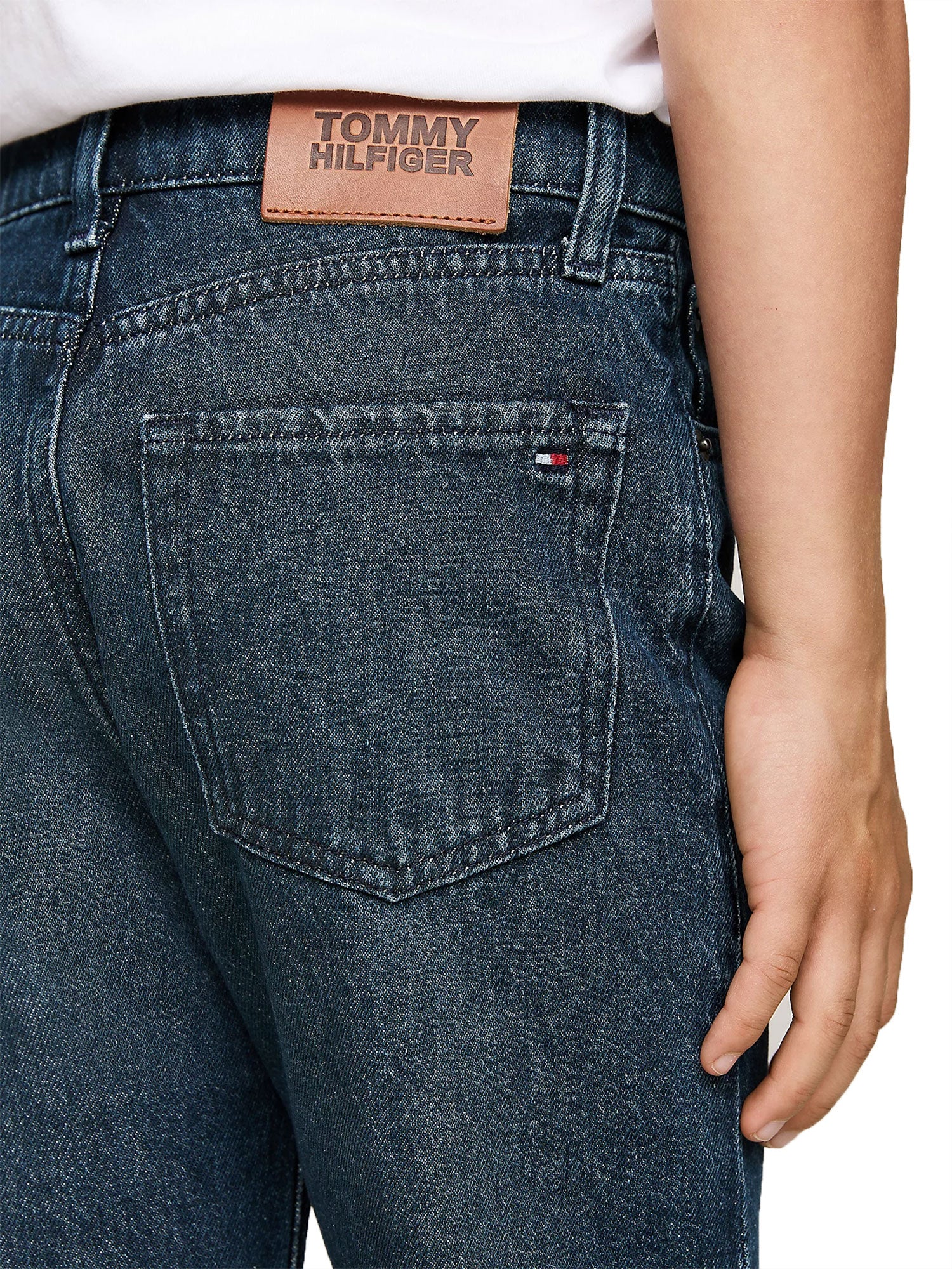 Jeans affusolati teen green cast wash denim scuro - Image 4