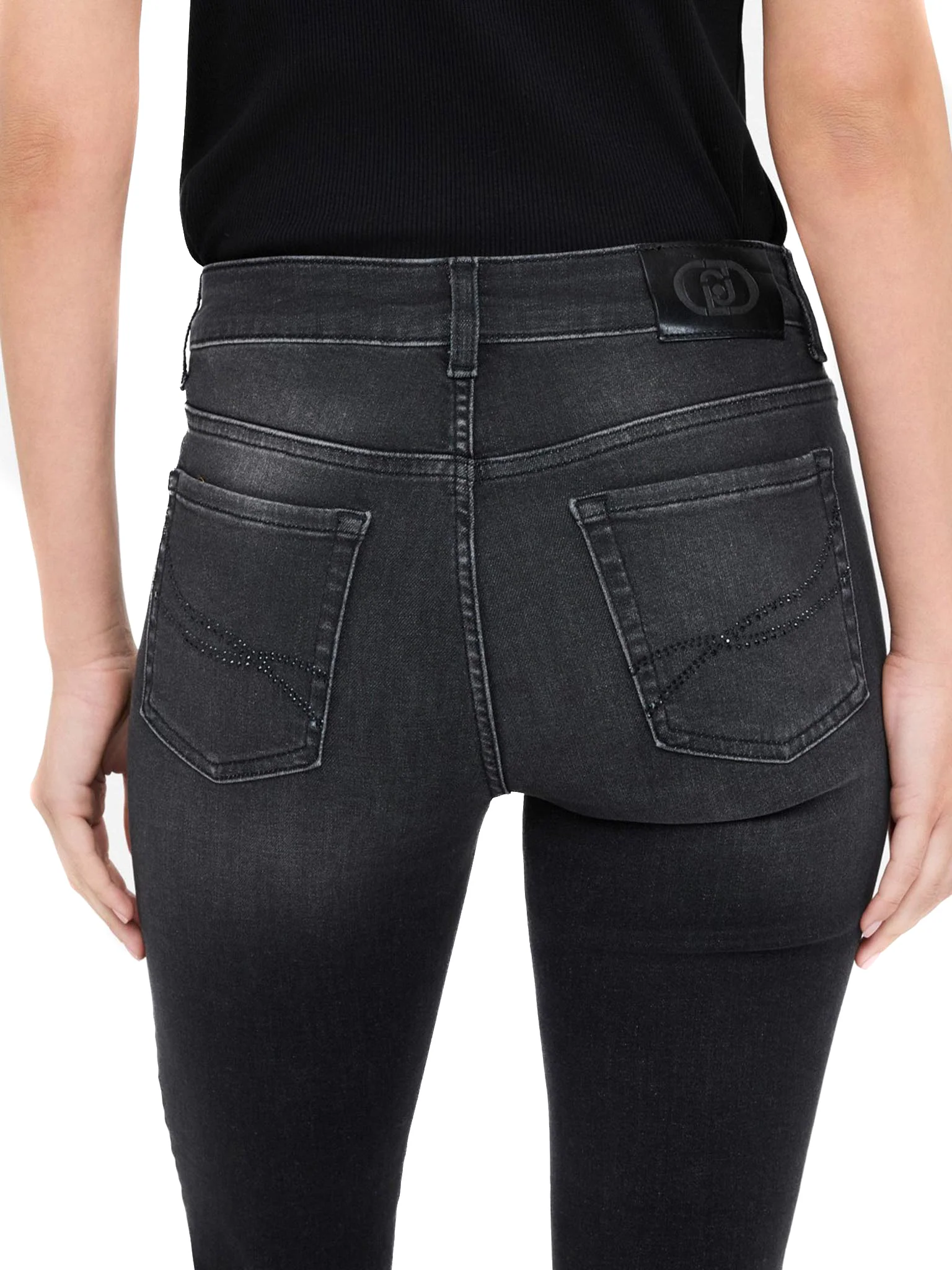 Jeans LiuJo authentic fly black denim - Image 5