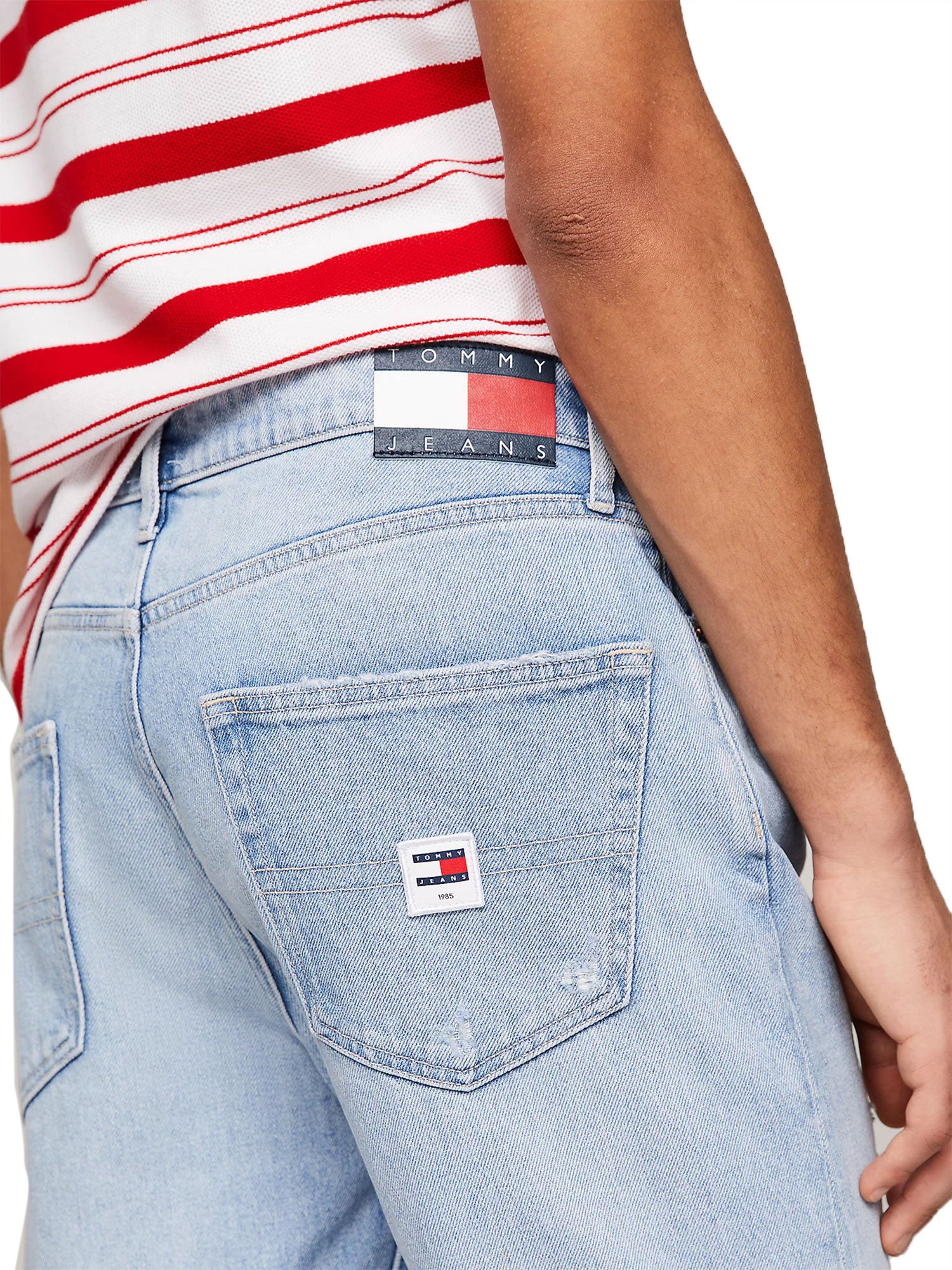 Jeans Dad Regular Fit tapered denim chiaro - Image 4