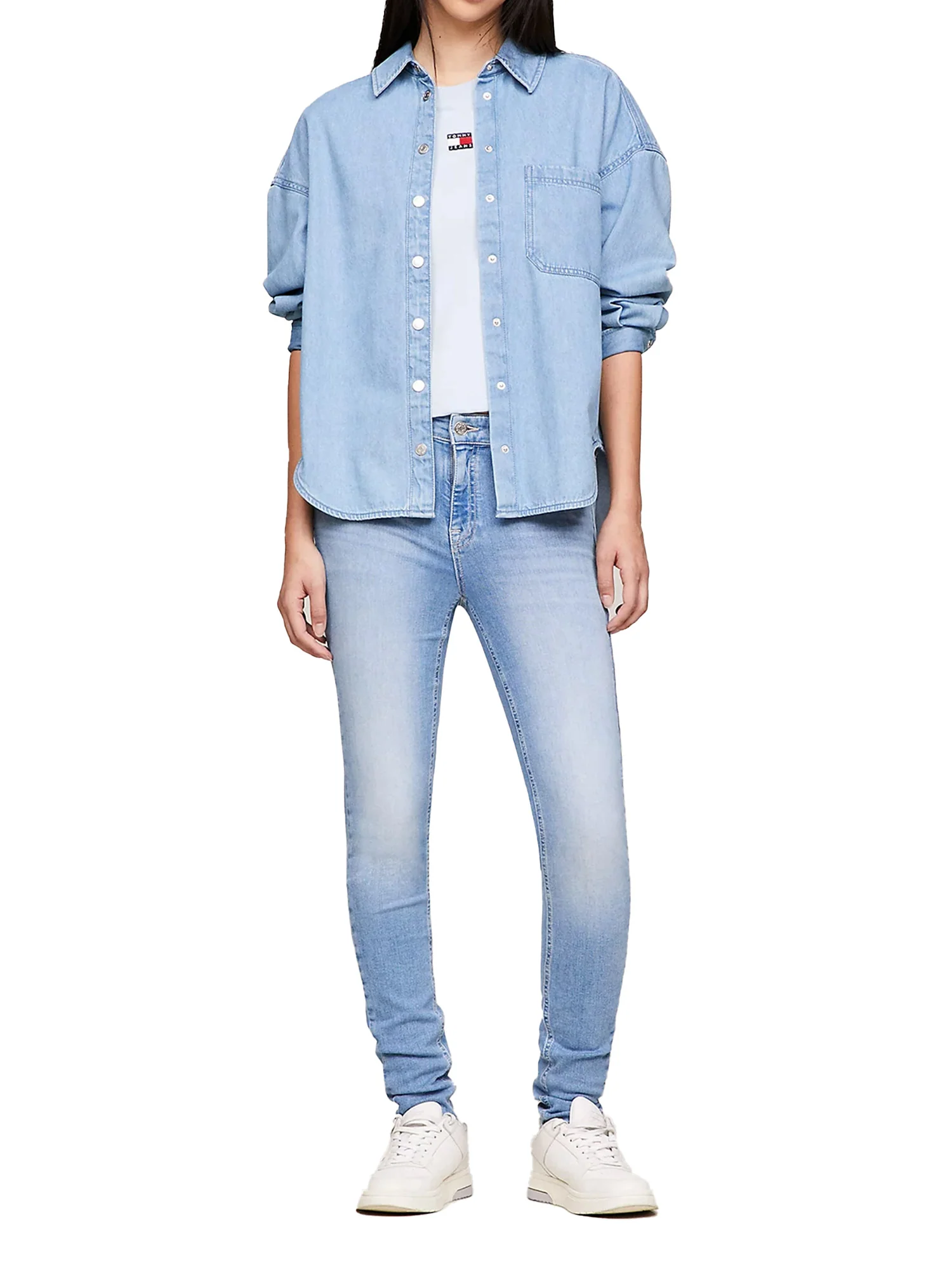 Jeans Nora Medium Skinny Fit denim chiaro - Image 4