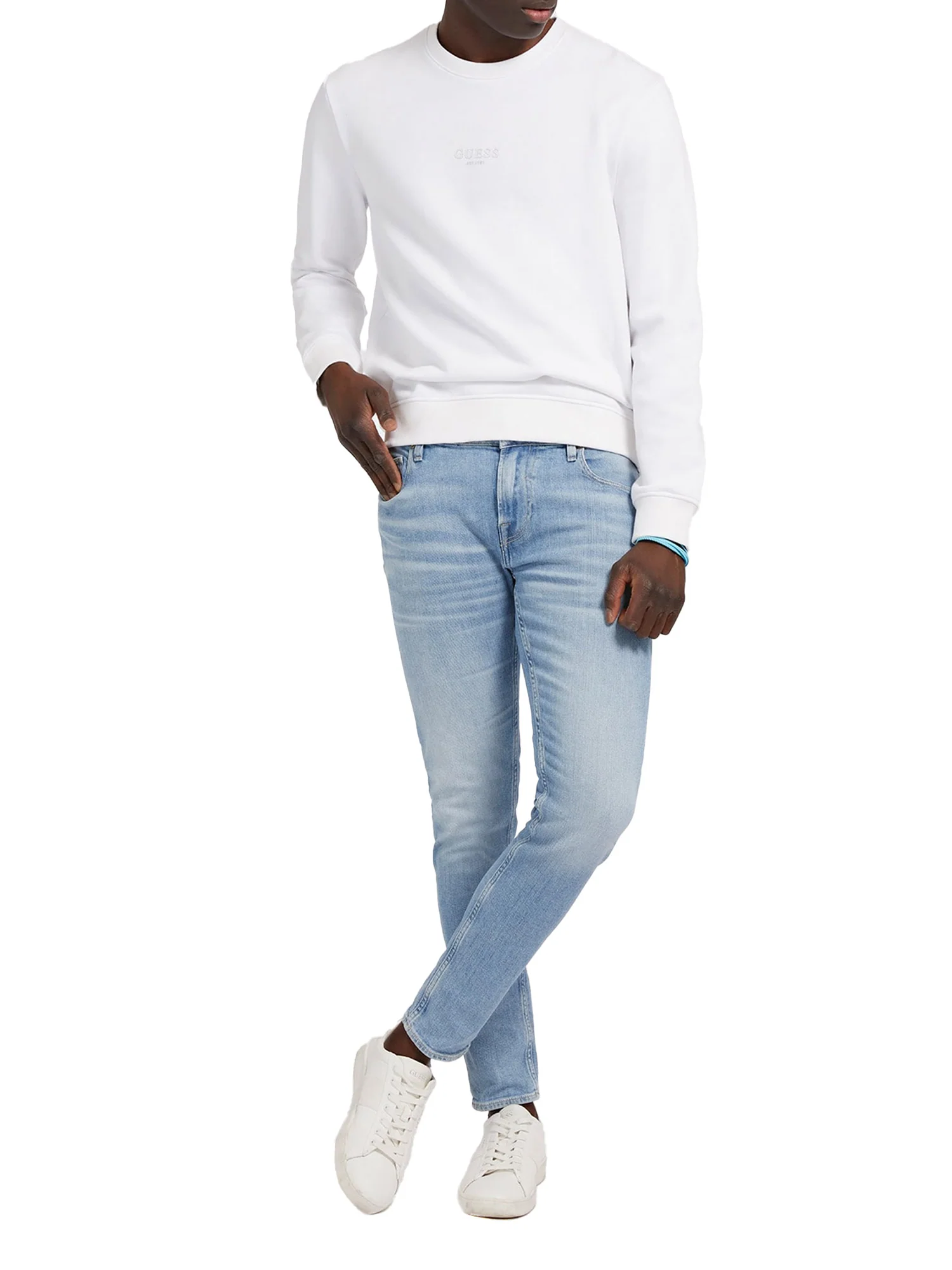 Jeans Skinny Fit Chris - Denim chiaro - Image 4