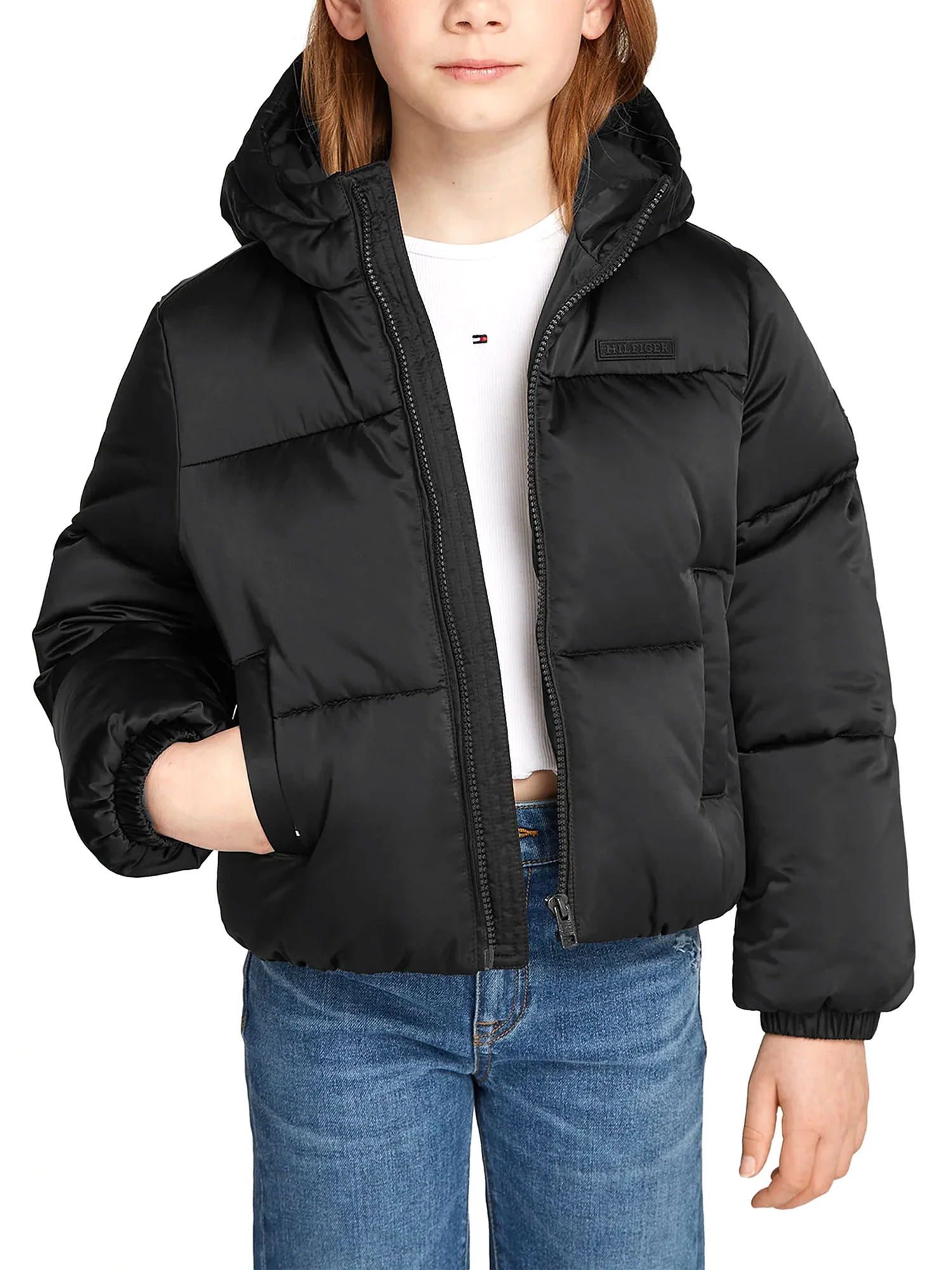 Piumino kids New York sateen nero - Image 3