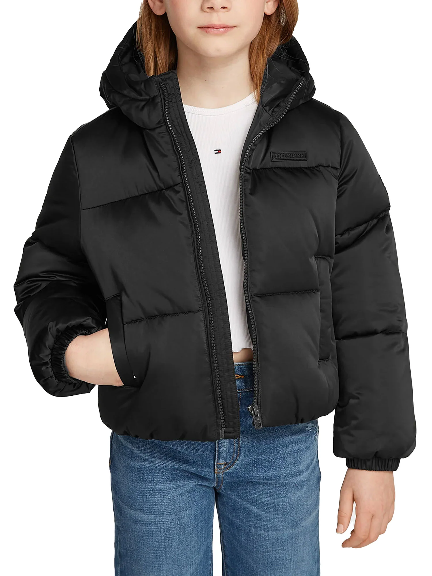 Piumino Teen New York sateen nero - Image 3