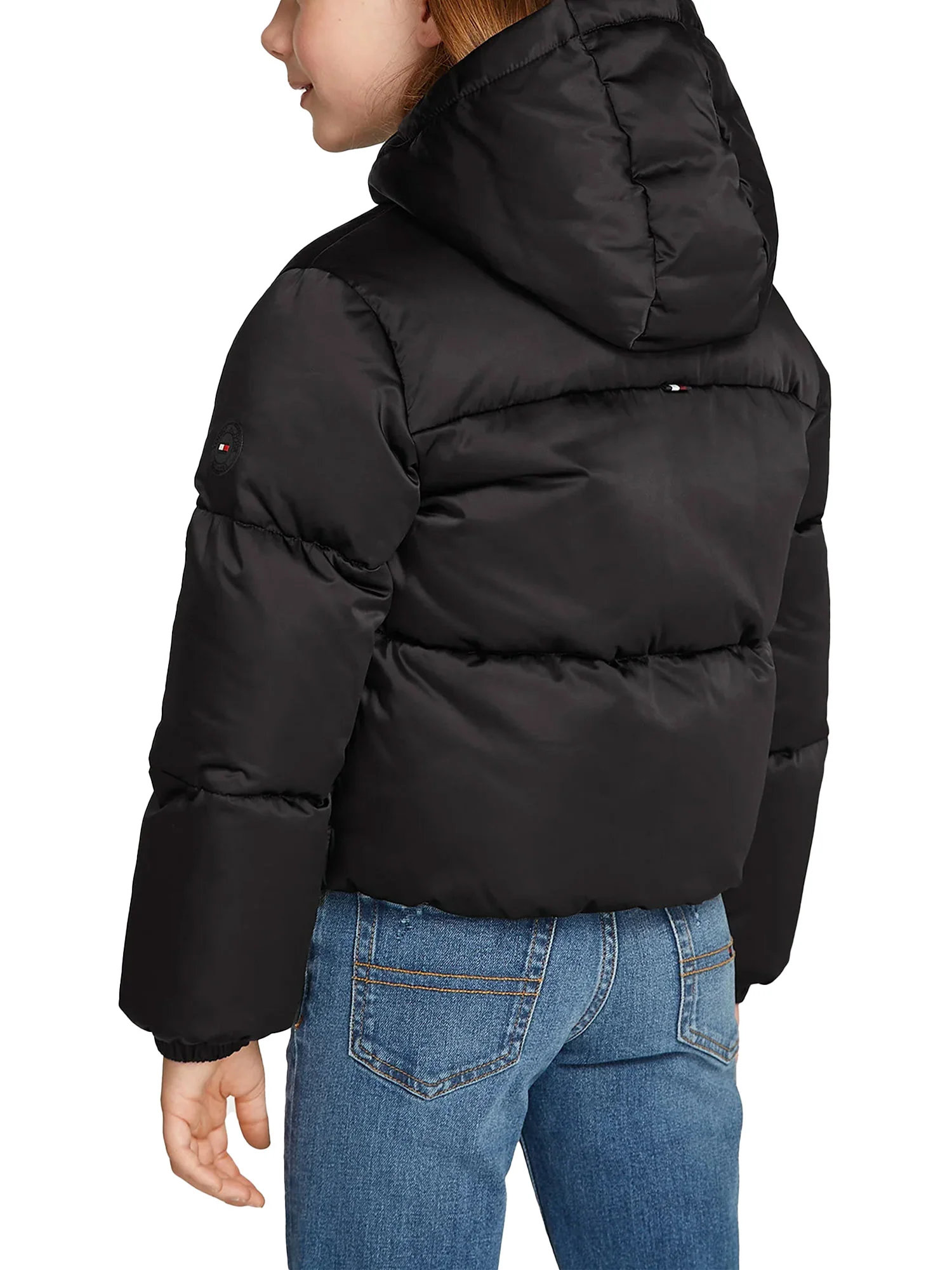 Piumino Teen New York sateen nero - Image 4