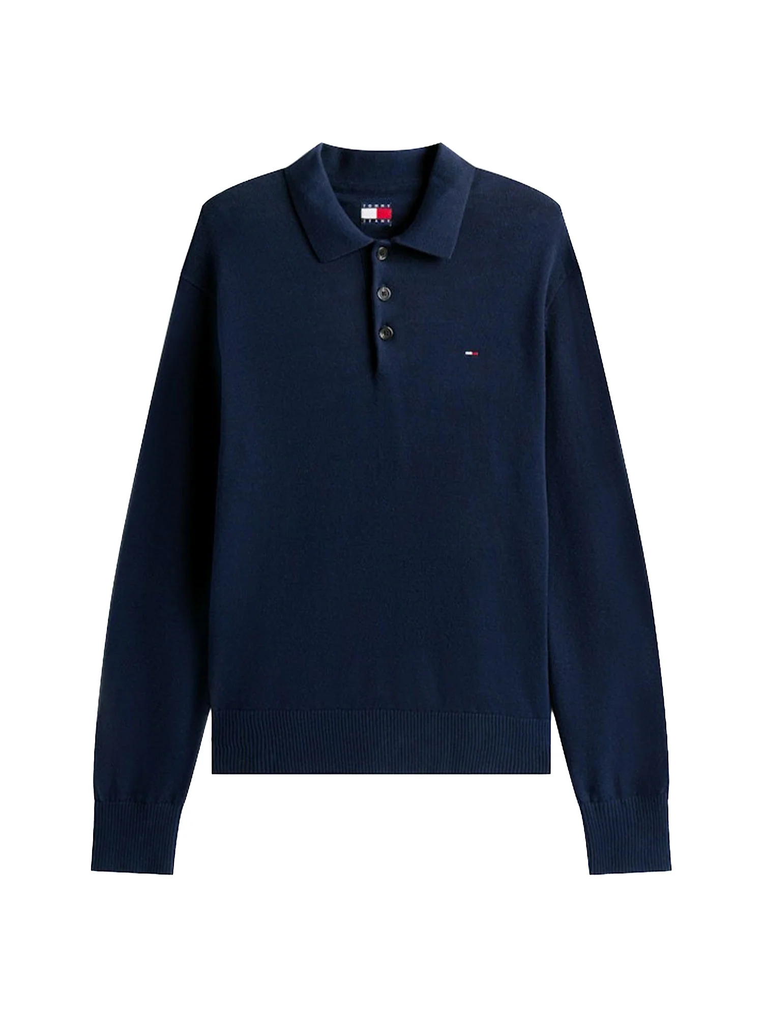 Polo maniche lunghe essential blu - Image 3