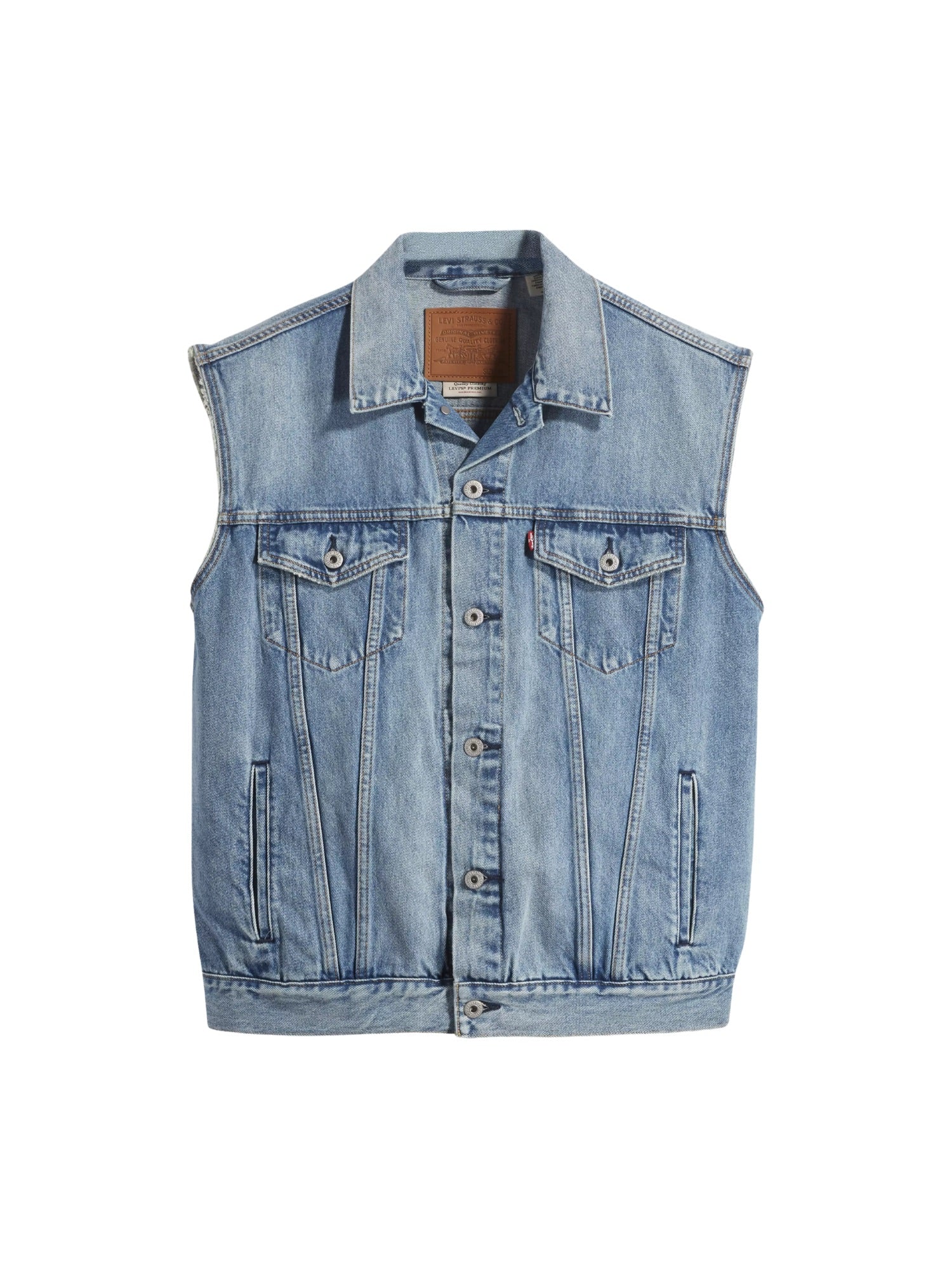 Smanicato Levi's da uomo con colletto a punta bt relaxed fit denim blue - Image 4