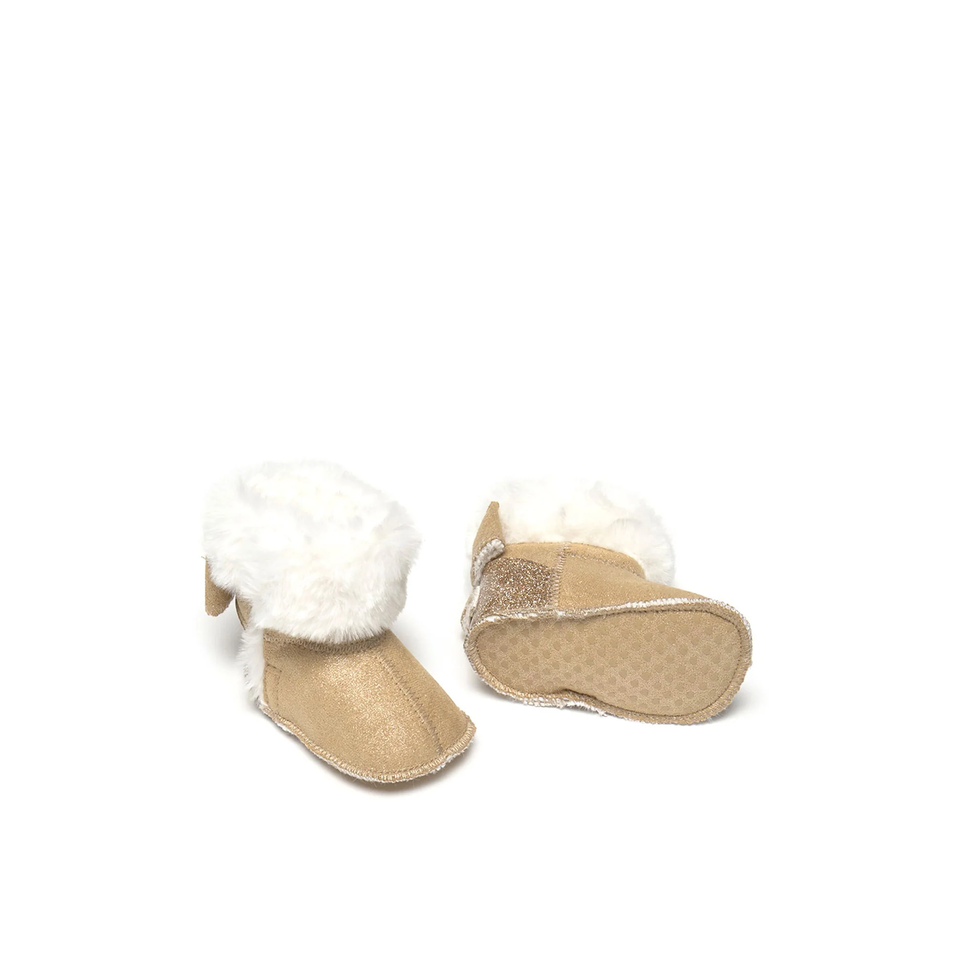 Stivaletti pellicciotto neonata mandorla - Image 3