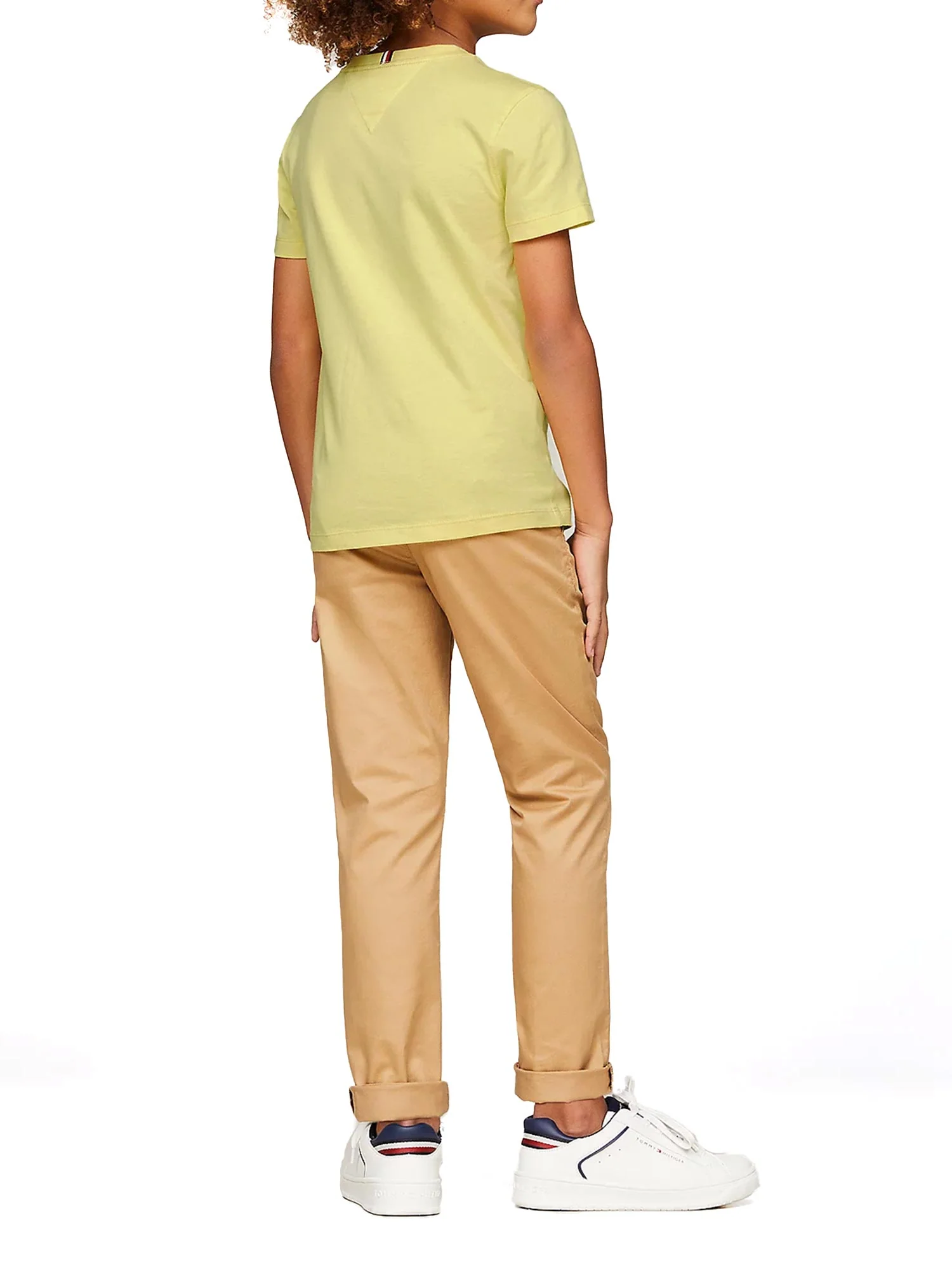 T-shirt maniche corte logo frontale giallo - Image 4