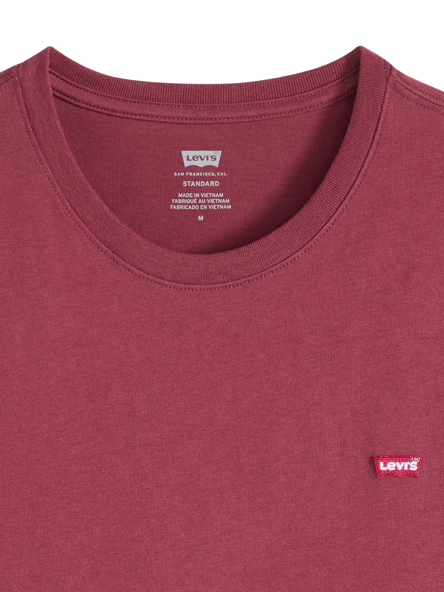 T-shirt Levi's da uomo Original Housemark bordeaux - Image 3