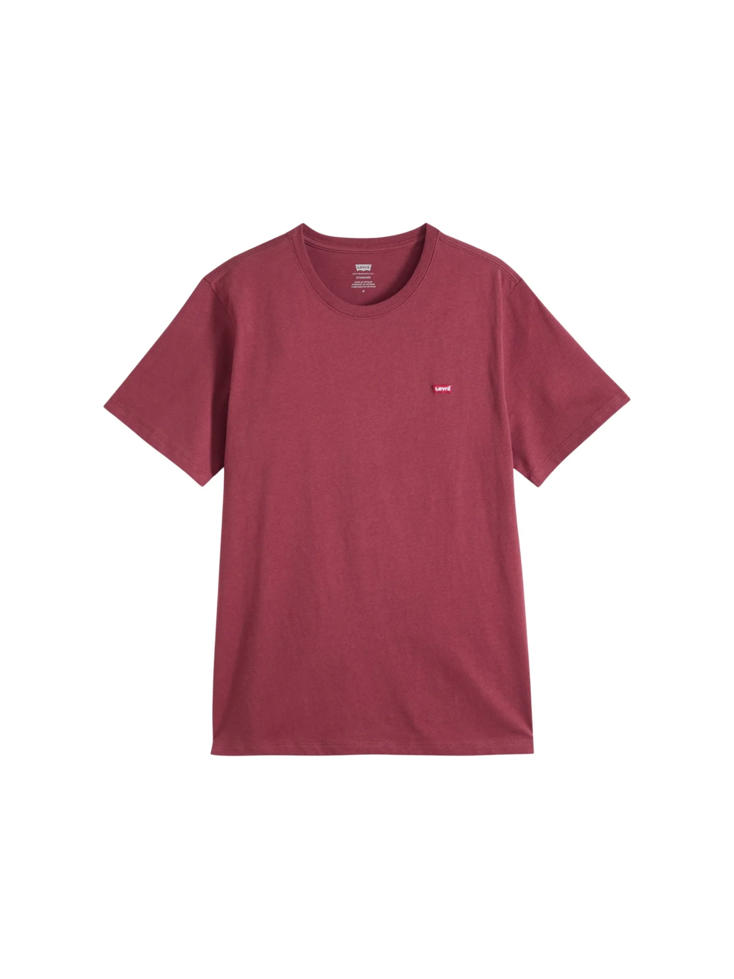 T-shirt Levi's da uomo Original Housemark bordeaux - Image 4