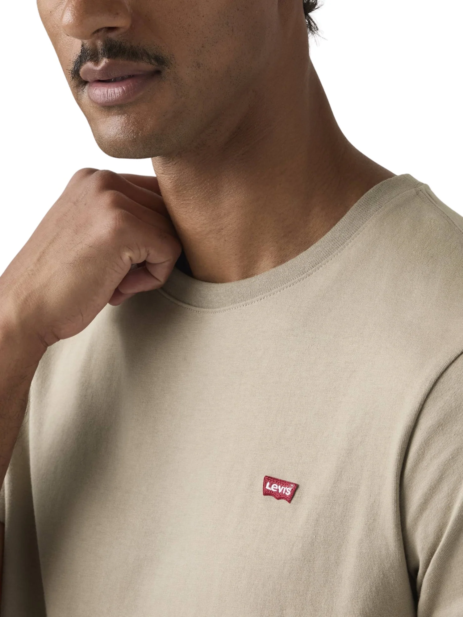 T-shirt Levi's da uomo Original Housemark vintage khki - Image 5