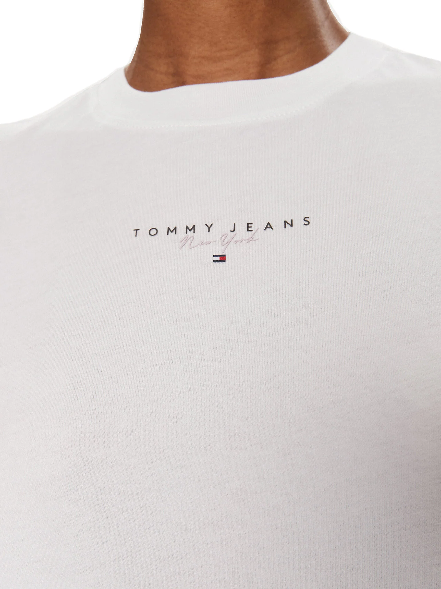T-shirt regular fit essential stampa logo TJ - NY bianco - Image 4